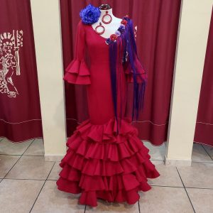 Vestido Flamenca MARIA Rojo