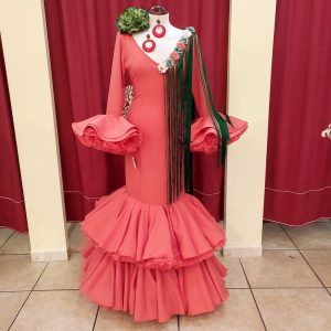 Vestido Flamenca MANUELA Coral