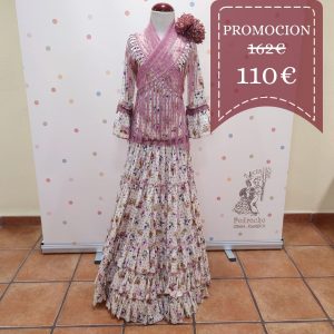 Vestido Flamenca Niña EUGENIA Estampado Maquillaje