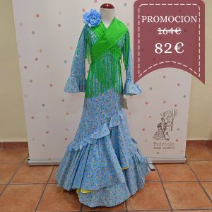 Vestido Flamenca Niña LALE Estampado Ducados