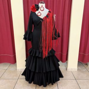 Vestido Flamenca ROSEDAL Negro