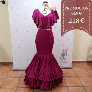 Vestido Flamenca CHICLANA Vino